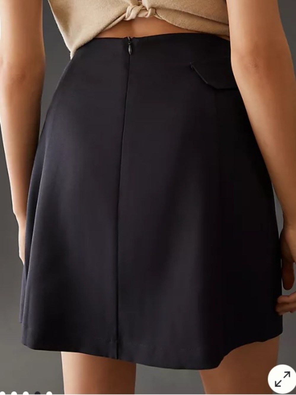 Anthropologie Eva Franco Trailored Mini Skirt - Picture 3 of 9